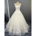 Heißer Entwurf reizvolles sleeveless Organza-Hochzeitskleid